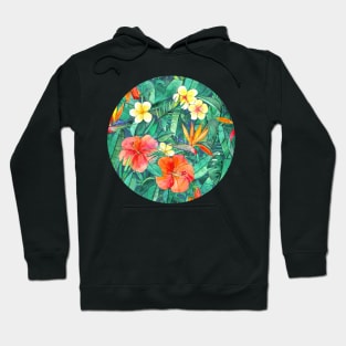 Classic Tropical Garden Hoodie